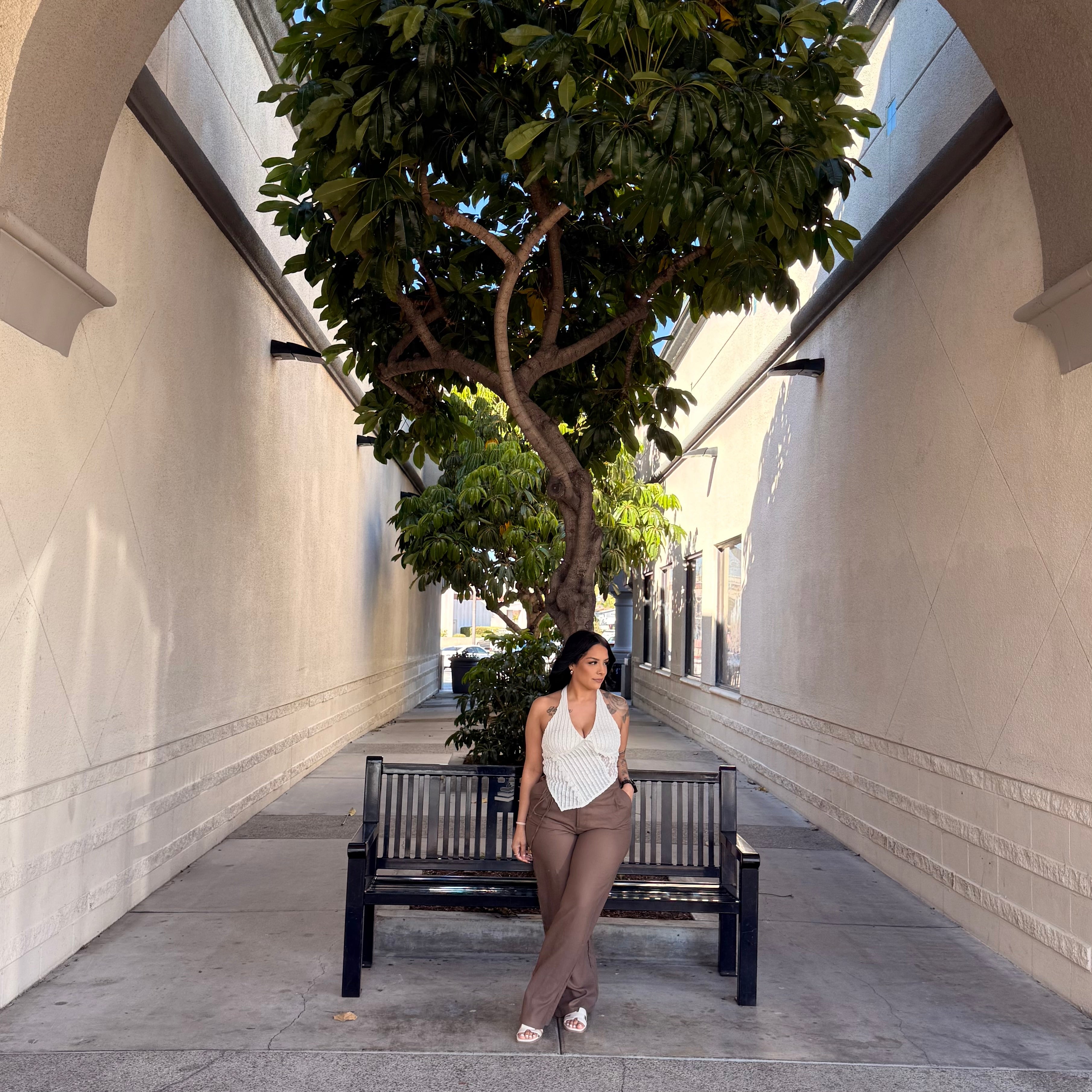 Raven Linen Pants (Mocha)