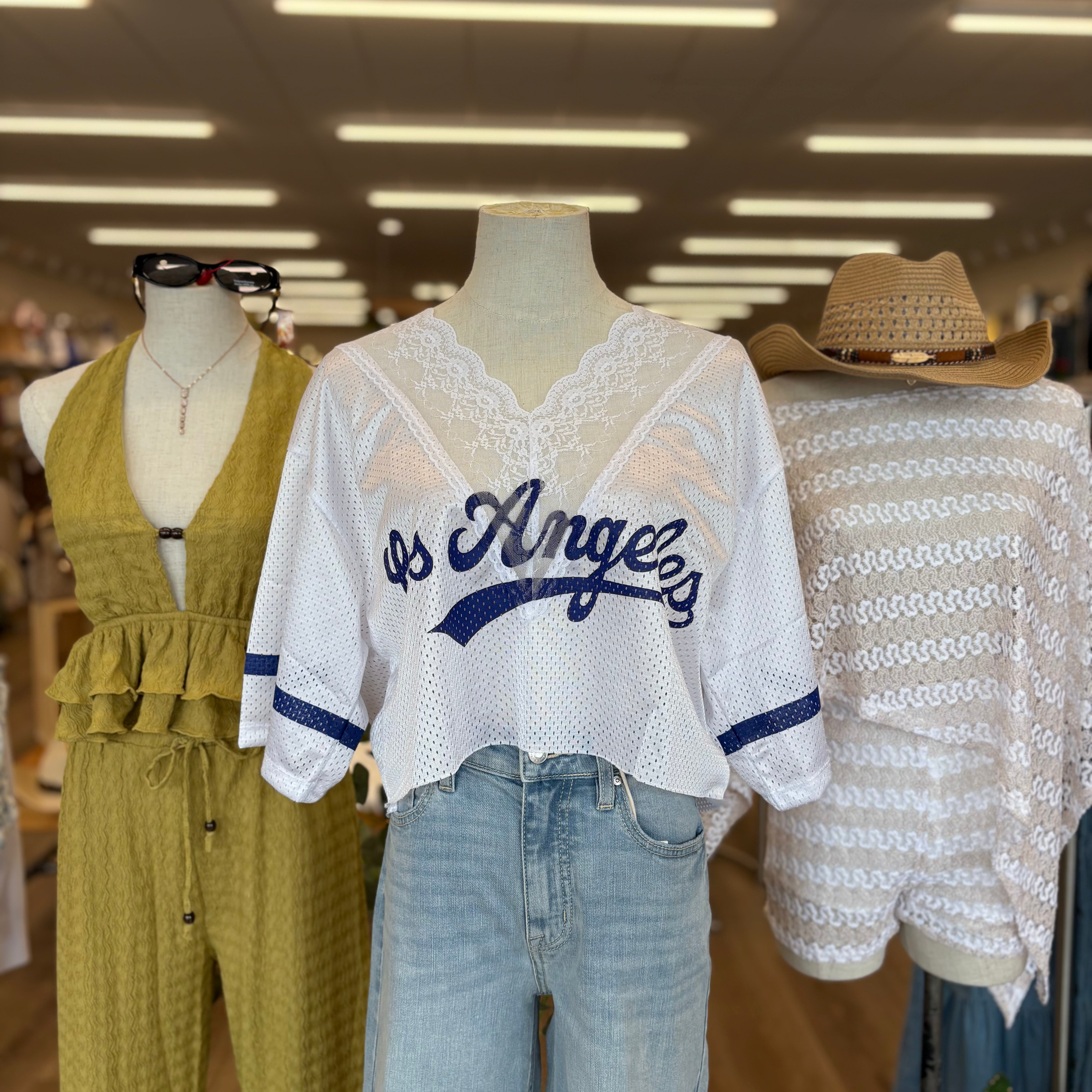 Verdusa Cropped Jersey (White)