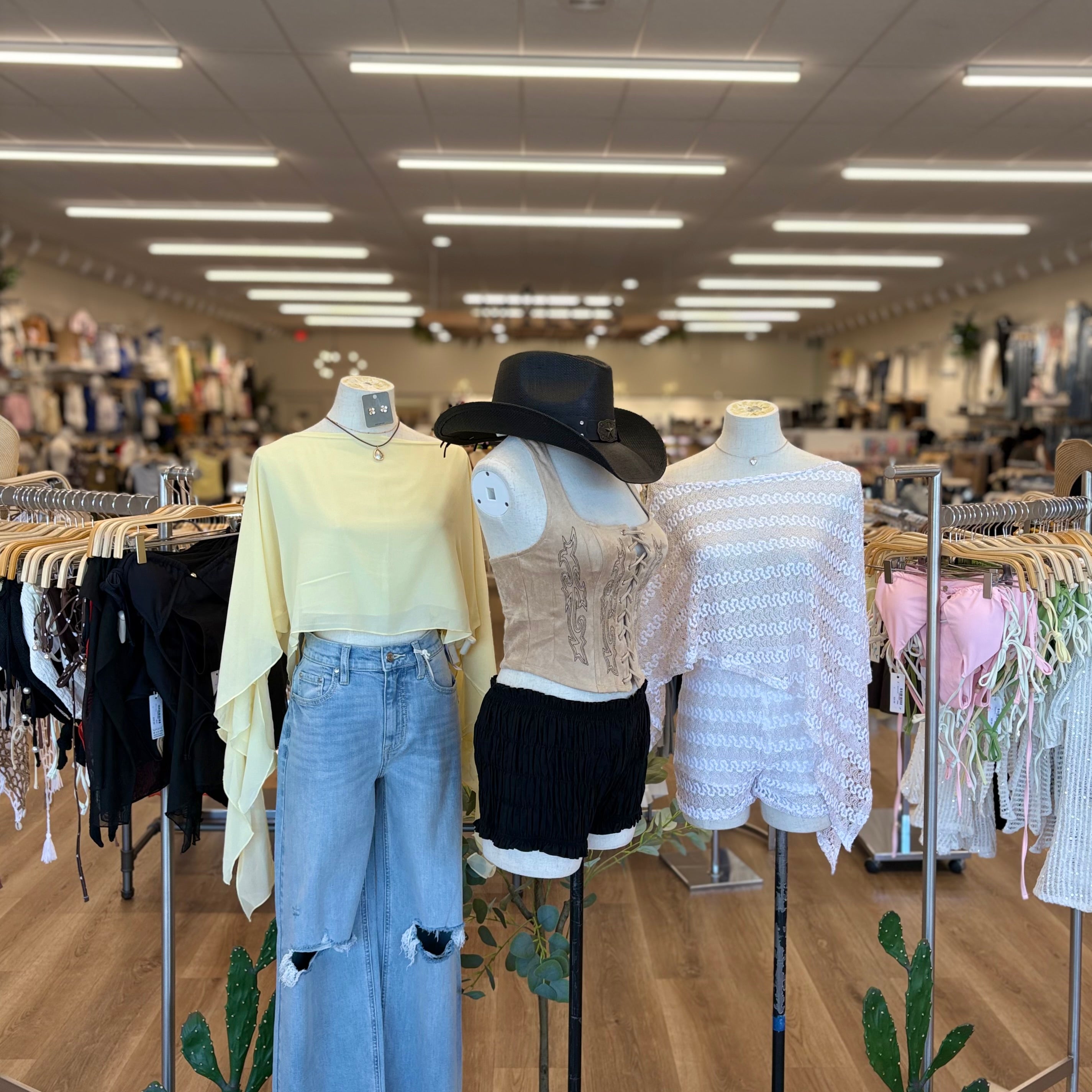 Cowboy Top (Beige)