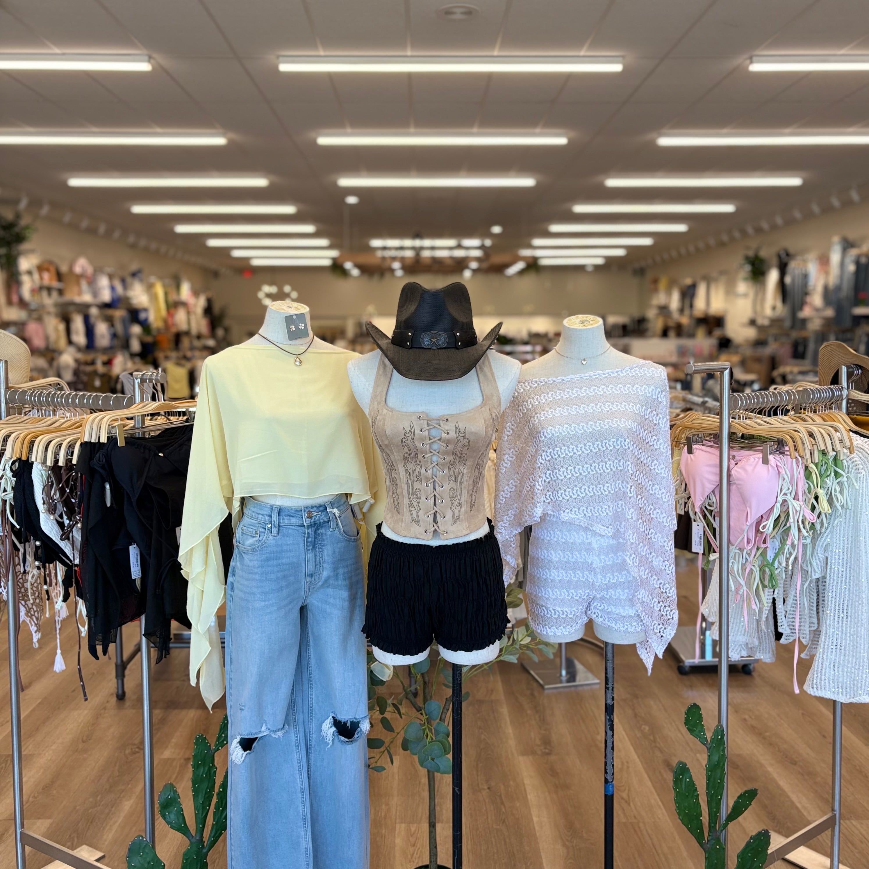 Cowboy Top (Beige)