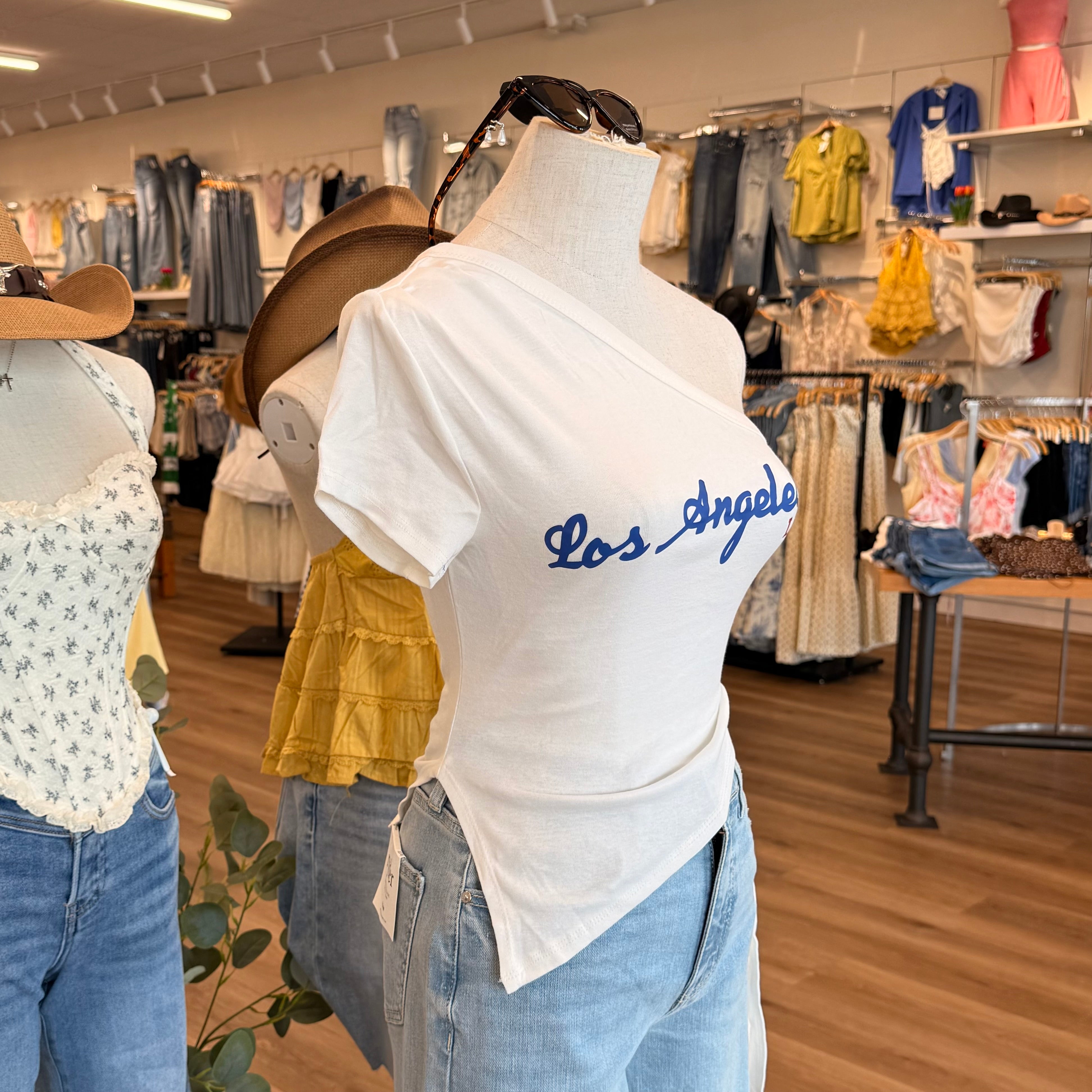 LA Trendy Top (Off White)